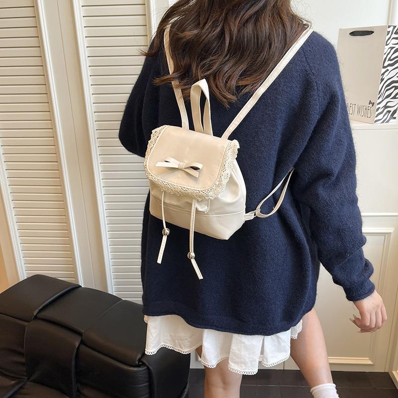 Girls Bag Women's New Summer Retro Fashion Backpack Niche High-end Messenger Bag