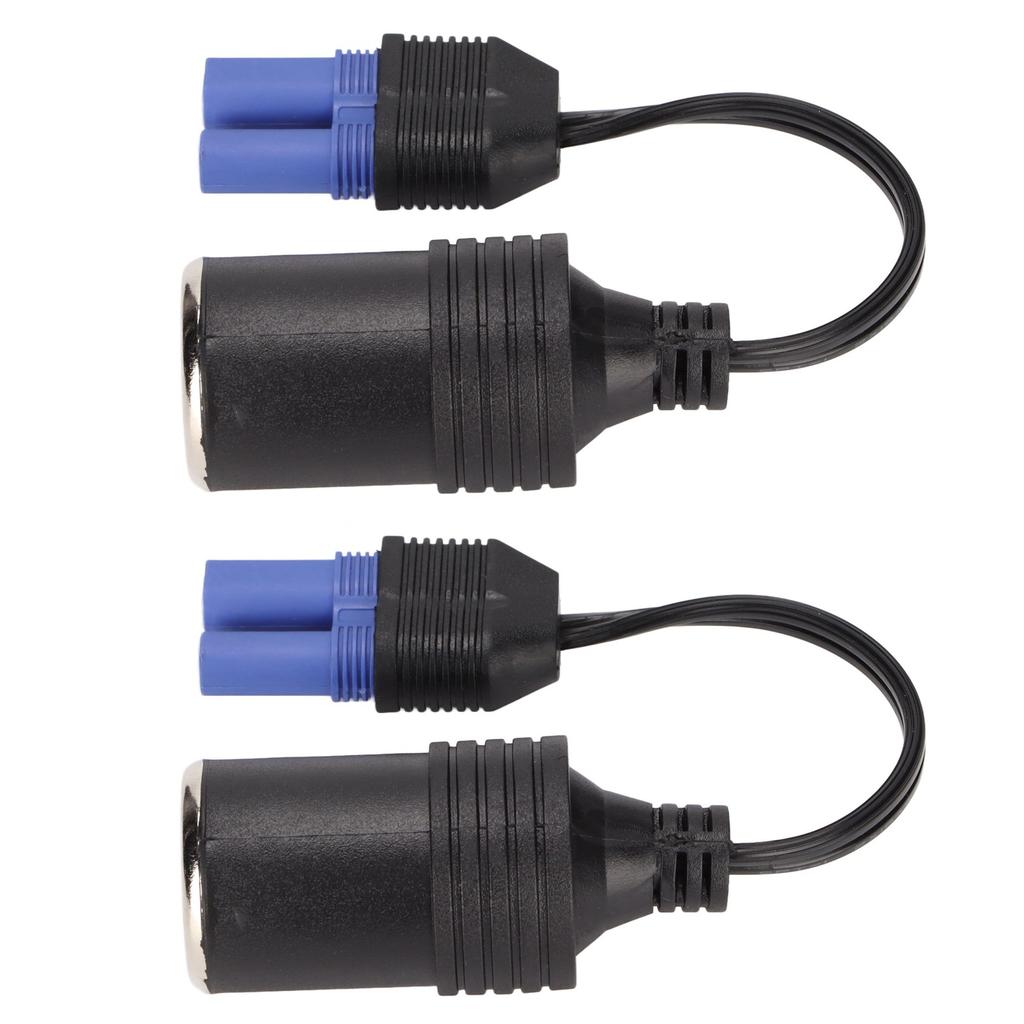 2pcs EC5 Cigarette Lighter Socket Car Female Converter for 12V Car Battery Booster
