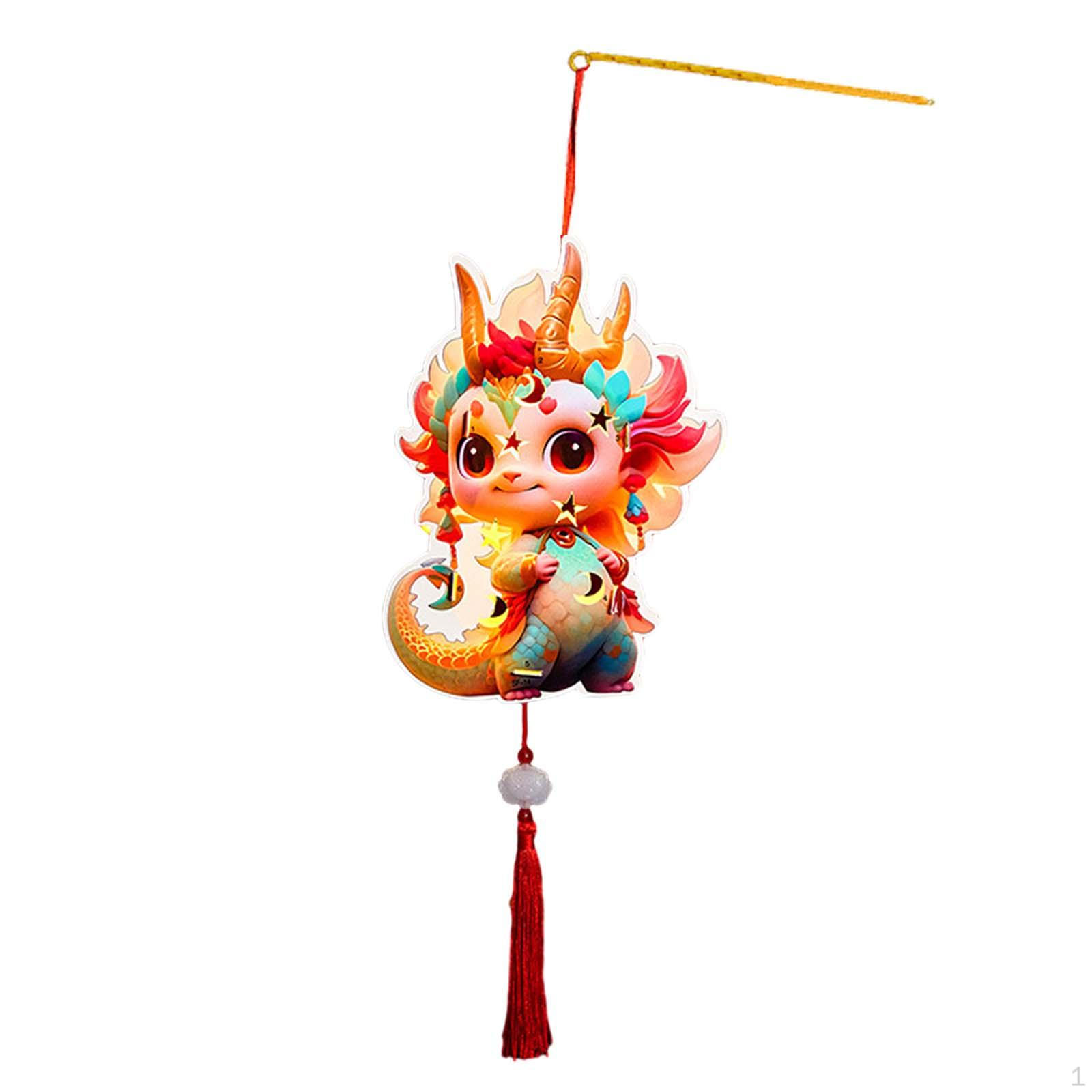 

Китайский Год Фонарь Бумажный Реквизит Для Детей Дракон Празднование Style E