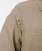 Codemorph Linen Texture Cotton Utility Short Sleeve Shirt Jacket Beige