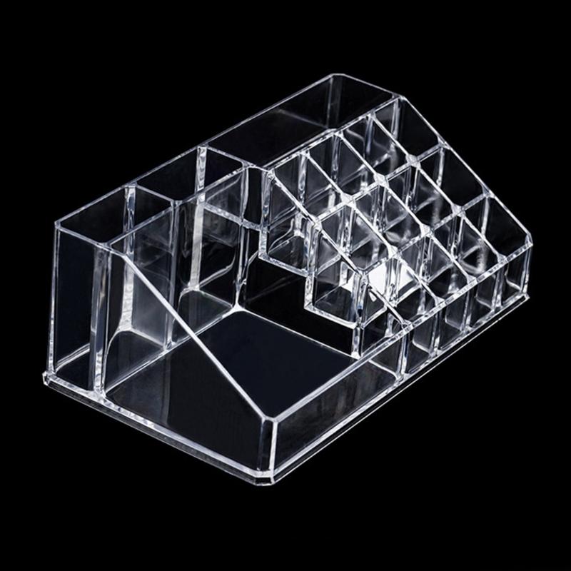 Transparent Nail Polished Holder Acrylic Rack Makeup Case Nail Polished Collection Display Manicure Storage Solution