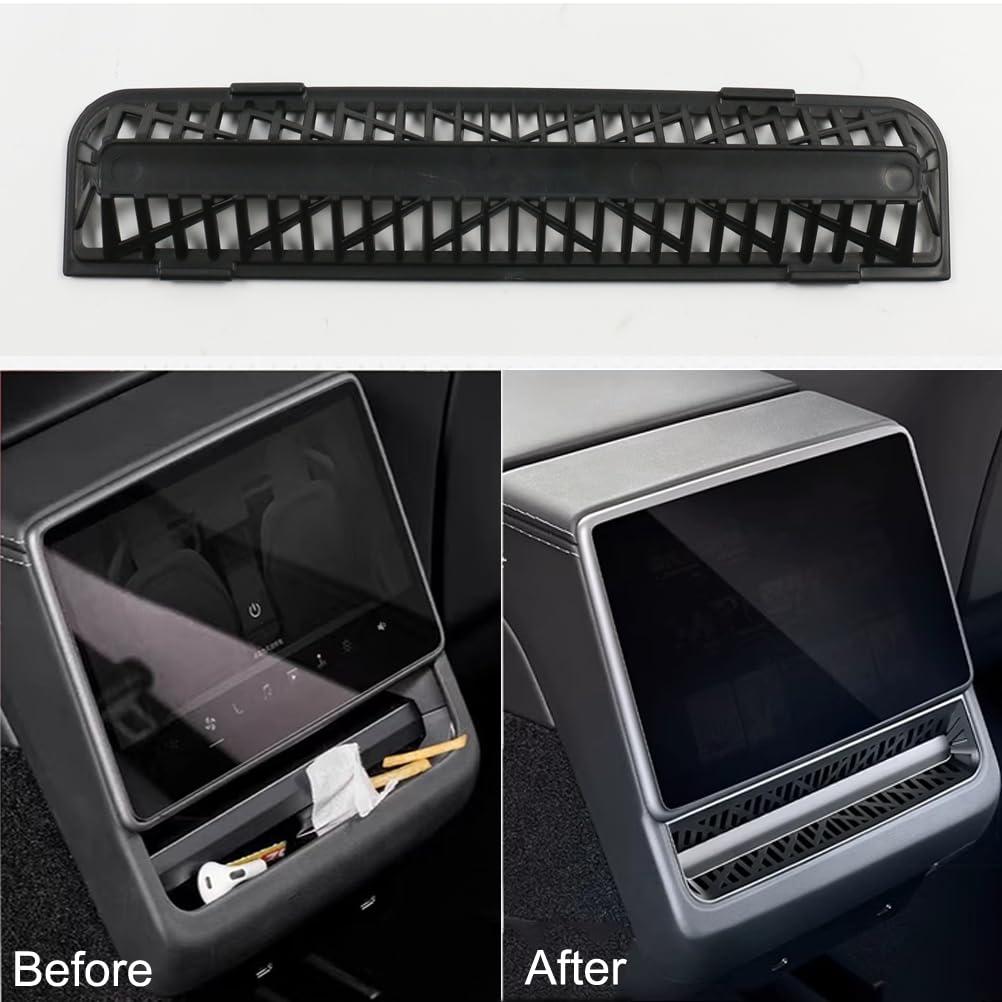 For 2026 2026 Tesla Model 3 Y Juniper Rear Condition Air Vent Outlet Cover Air Flow Vent Protective Grille Grill Car Accessories