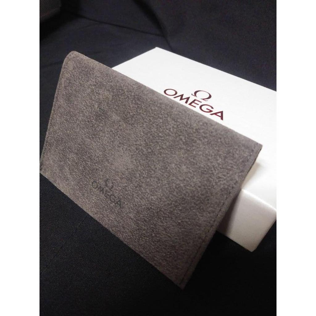 Used New OMEGA Omega card case with box (gray color)
