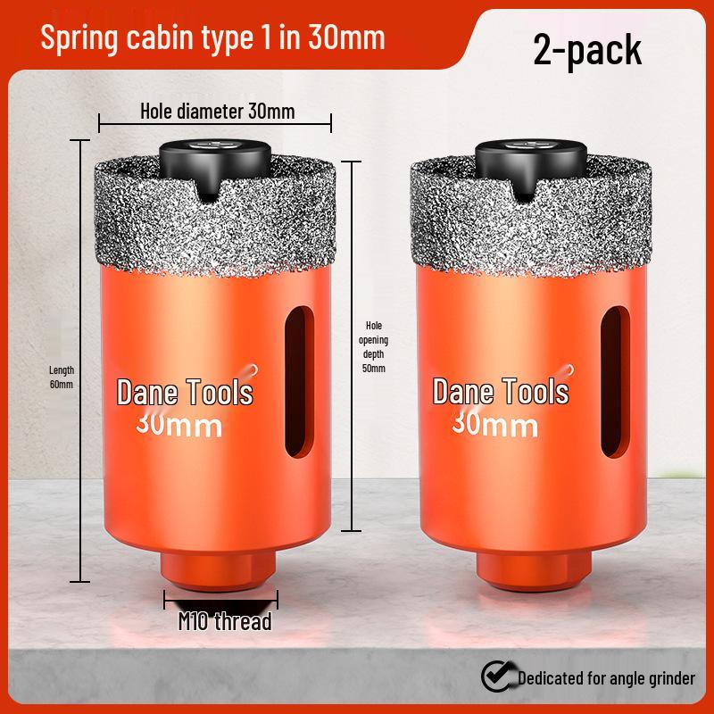 Dane Spring Tile and Stone Hole Enlarging Tool for Dry Cutting
