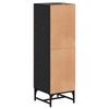 Sideboard Black Oak Effect 35 x 37 x 117 cm