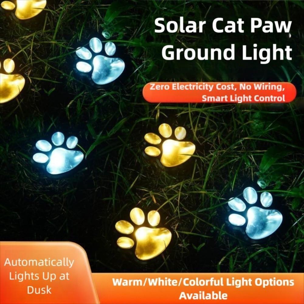 4Pcs Auto on/Off Solar Stone Lamp Energy Saving Outdoor Dog Claw Lamp LED Solar Light  Outdoor