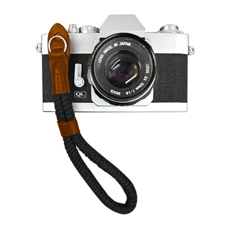Camera Wrist Strap for DSLR Mirrorless Camera Quick Release Camera Hand Strap with Safer Connector Handmade Nylon Rope