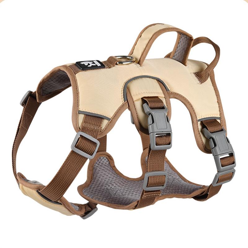 No Pull Dog Harness Outdoor Walking Pet Chest Strap Reflective Dog Vest Harness Anti Escaspe Traction Rope Labrador Dog Supplies