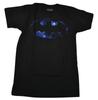 Batman Mens Galaxy Space Fill Logo Black Shirt New XS S M L