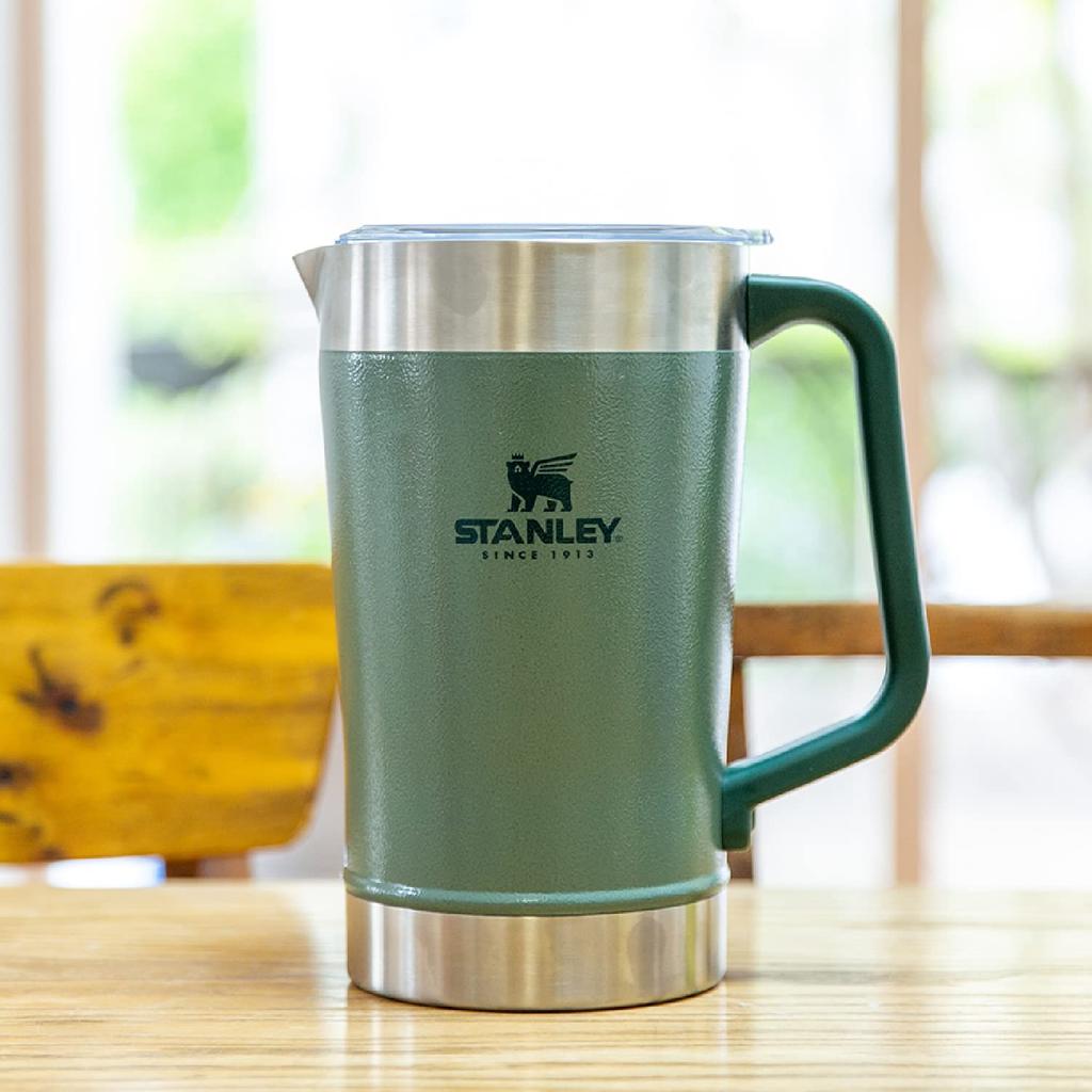 STANLEY Klasický vakuový džbán Zelený chladírenský sklad Velkokapacitní sycené pivo Venkovní záruka Japonské 1,89 l (Originální produkt) [Ukončeno]