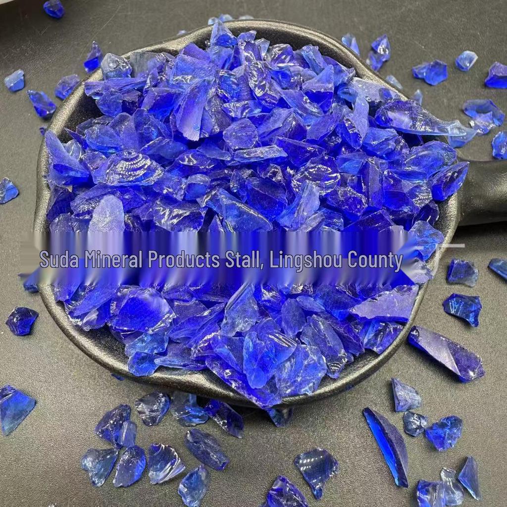 Colored Glass Sand for Decoration, Landscaping, Sandblasting, & Rust Removal