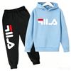 2025 Frühling und Herbst Kinder Jungen und Mädchen Lässiges Sportoberteil + Hose 2-teiliges Mädchen-Anzug 3-14 Jahre Outdoor Jogginganzug