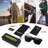 [FEISEDY] Over-the-glasses sunglasses, polarized lenses, TR90 frame, oversized, UV400 protection, for driving, women's and men's, B1462
