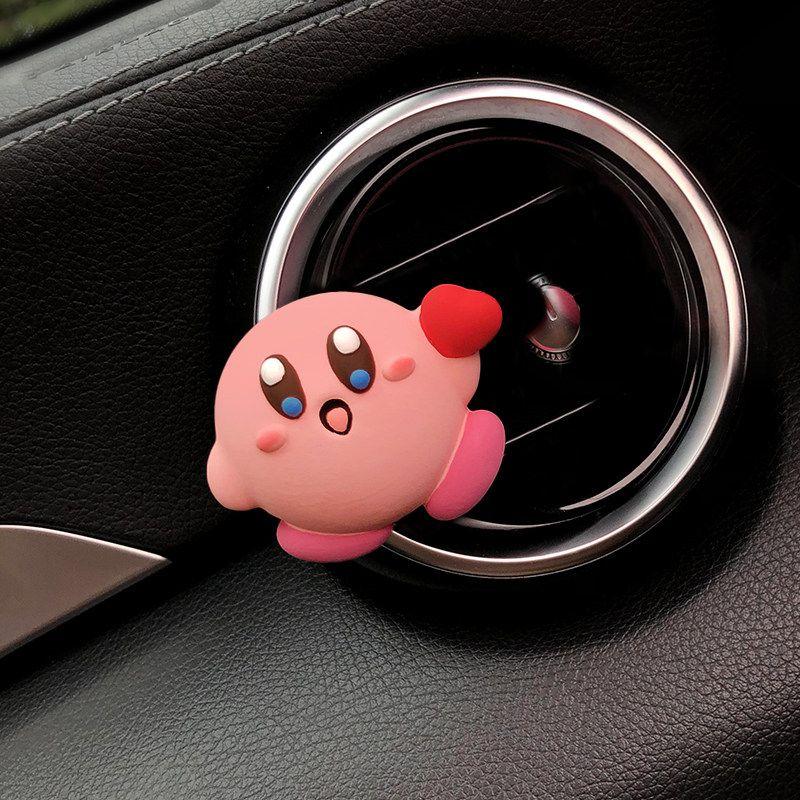 

Pink Cartoon Car Aromatherapy Car Vent Decoration Cute Car Fragrance Fragrant Stone Decoration Ornaments Girl Love Kirby - Air Vent Aromatherapy Other notes