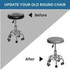 4Pcs Waterproof Protection Bar Stool Seat Cushion Protectors Round Chair Slipcover  Protective Cover