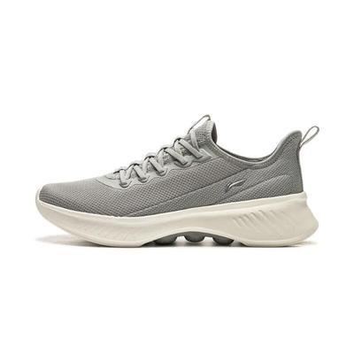 Bequeme Einfache Rutschfeste Atmungsaktive Niedrige Freizeitschuhe Laufschuhe Herren Sneaker Grau AGLU319-3