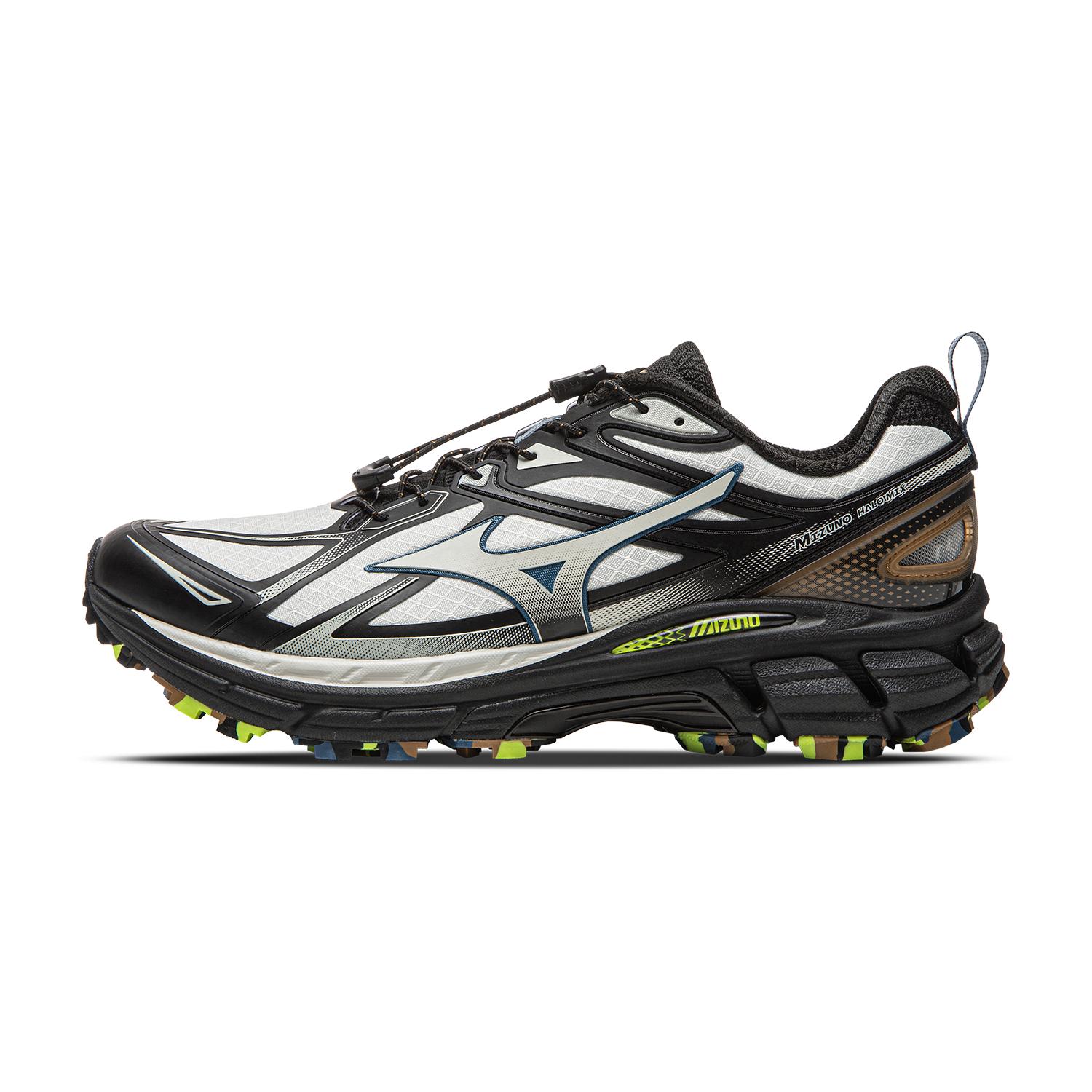 Mizuno Halo Mix TL Modne Funkcjonalne Color Block Sporty Outdoorowe Sznurek Antypoślizgowe Odporne na Zużycie Wygodne Niskie Buty do Biegania D1GH251204 42.5