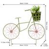 Shape Flower Stand, Garden Bicyle Crafts Iron Art, Elegant Painted Plant Rack for Living Room Office