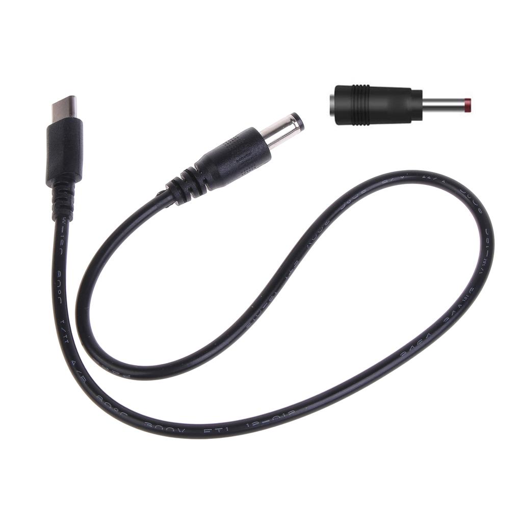 USB C To DC 5.5x2.1mm 3.5x1.35mm Power Cable with 9V 5V 12V 15V 20V PD Trigger for KiPRO LCD Monitors and More