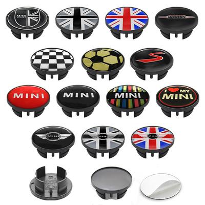 Pegatinas de Tapacubos Centrales para Rueda de Coche de 52 mm y 54 mm Para MINI R55 R56 F55 F56 R57 R58 R59 Cooper JCW Clubman Countryman Accesorios para Tapacubos