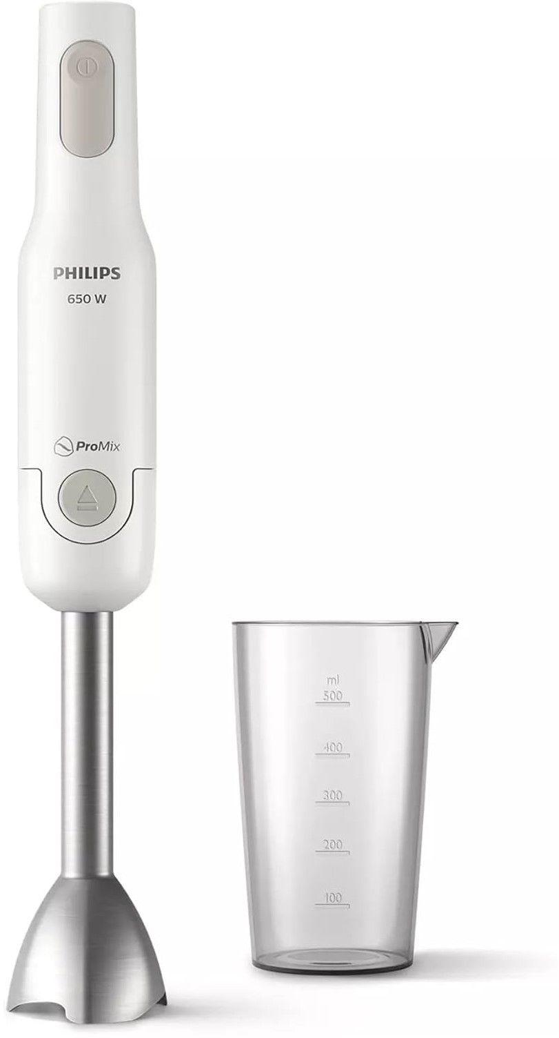 Stabmixer - PHILIPS - HR2534/00 - ProMix Daily Serie 3000 - 650W - Weiß weiß