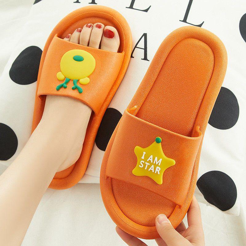 Slippers Summer Indoor Couple Slippers Cute Non-slip Bathroom Bath Sandals