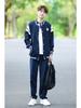 British College Style Autumn Three-Piece Baseball Jacket Set for Students