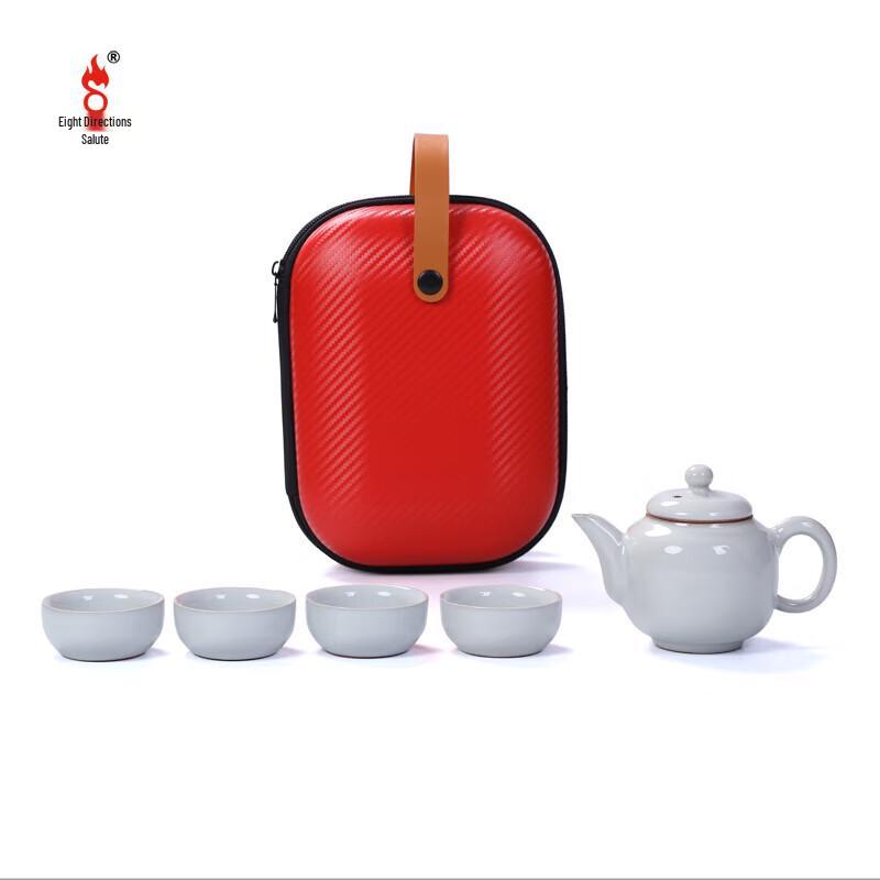 Eight Directions Fortune Ceramic Tea Set