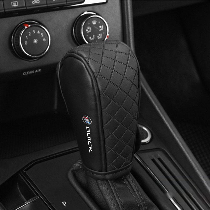 1 Stuks Leer Antislip Slijtvast Auto Versnellingspook Knop Cover Auto Styling Voor Buick Regal GS GL6 GL8 Avenir Lacrosse Riviera Envision Lesabre Velite
