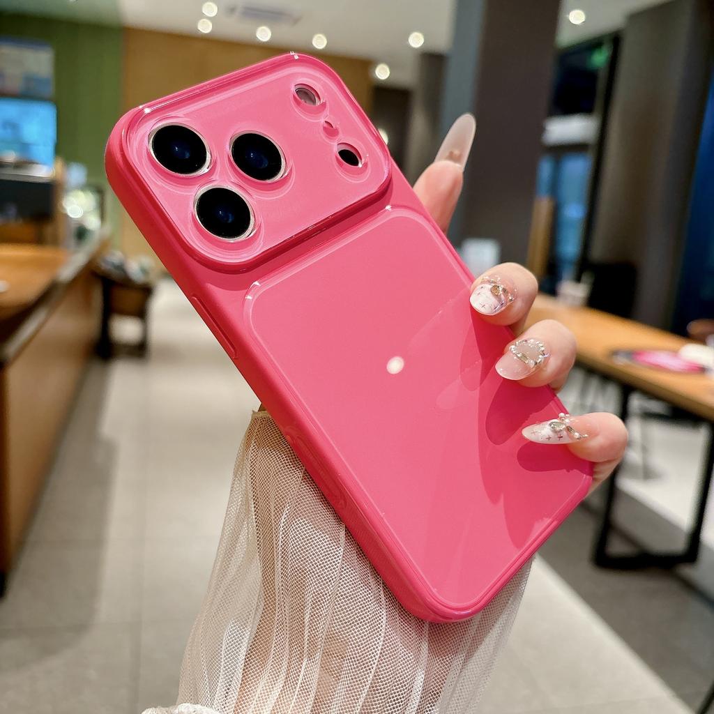 ins solid color dopamine second change applicable to Apple 17Pro max mobile phone case iPhone16Pro all-inclusive 14/15
