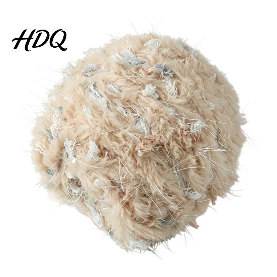 Handcrafted Yarn Supplies 33M Faux Fur Blend Yarn Soft Fuzzy Mohair for Crochet Knitting