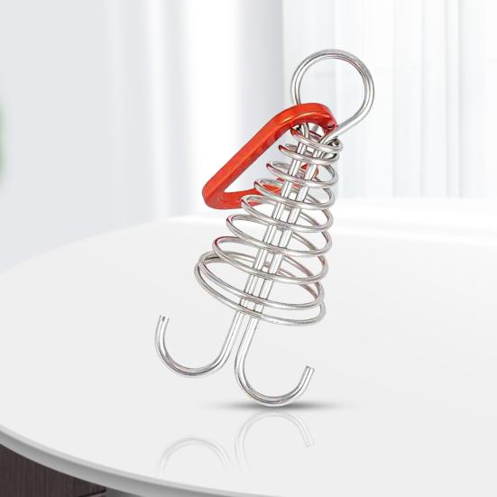 Octopus Deck Peg Spiral Shaped Adjustable Spring Durable Outdoor Camping Octopus Rope Buckle