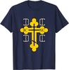 Serbia Orthodox Cross for Serbs Unisex TShirt Short Sleeve Casual  Cotton ONeck Summer Shirts