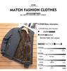 Jachetă pentru bărbați mărime mare, căptușită cu fleece, matlasată cu bumbac - Palton casual cu guler înalt, gros