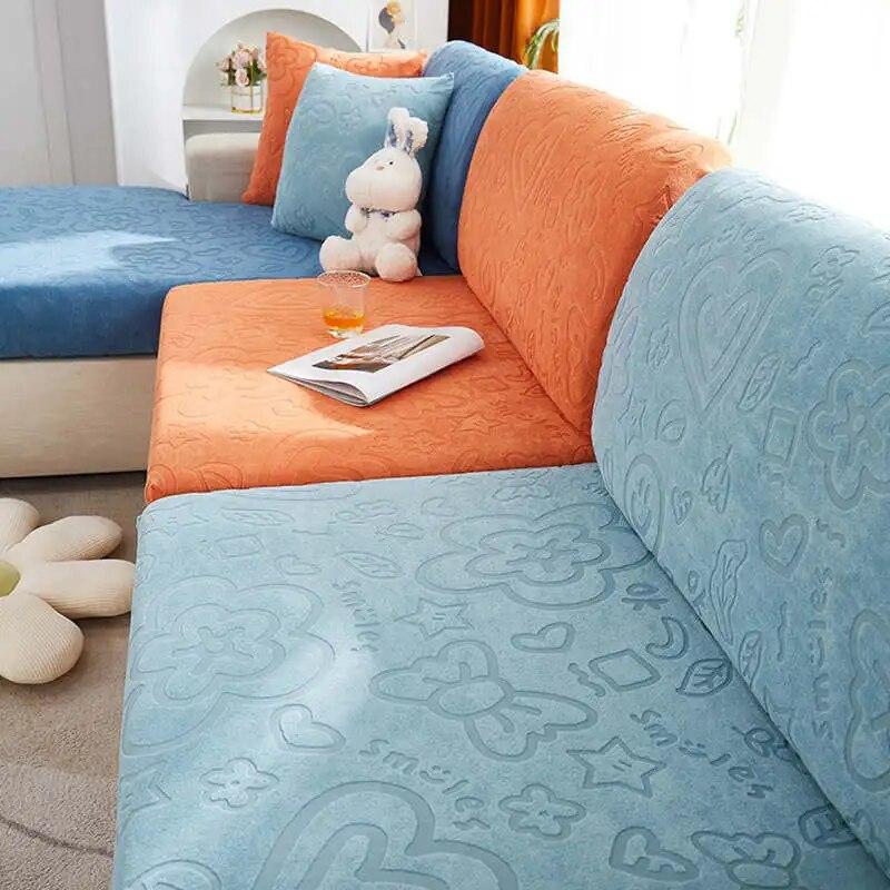 Husă de pernă pentru scaun Jacquard pentru canapea Sufragerie Colț Protector pentru mobilier Elastic Lavabil Husă all-inclusive