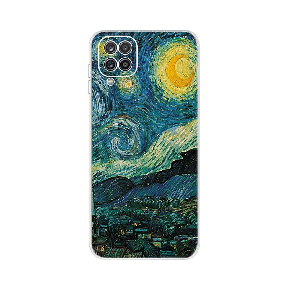 

TPU Painted Case For Samusng Galaxy A12 Case Silicon Anti-knock Cover For Samsung A12 A 12 6.5 A125F Back Cover Bumper Coque Samsung A12