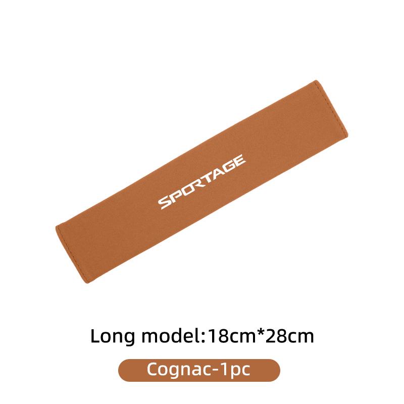 ACZ2 For KIA Suede Car Seat Safety Belt Shoulder Covers Belt Protective Pad Accessories Sportage 2016 2017 2018 Sephia Stonic Carens