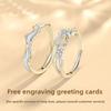 2pcs Couple's Rings for Women and Men: Unique Designs for Valentine's Day Gifts for Boyfriends