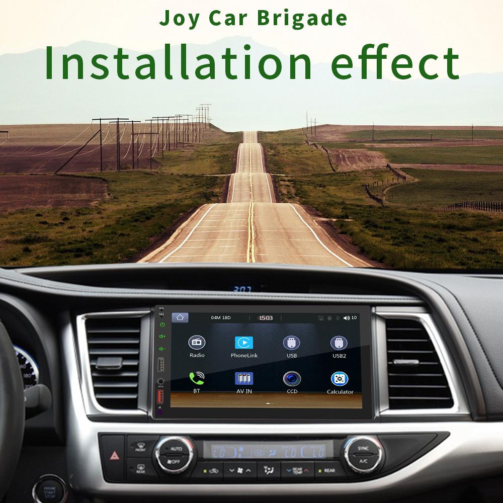 

Bluetooth-сумісний автомобільний стерео 7-дюймовий автомобільний MP5-плеєр мультимедійний FM-радіоприймач підтримка зображення заднього виду Type A