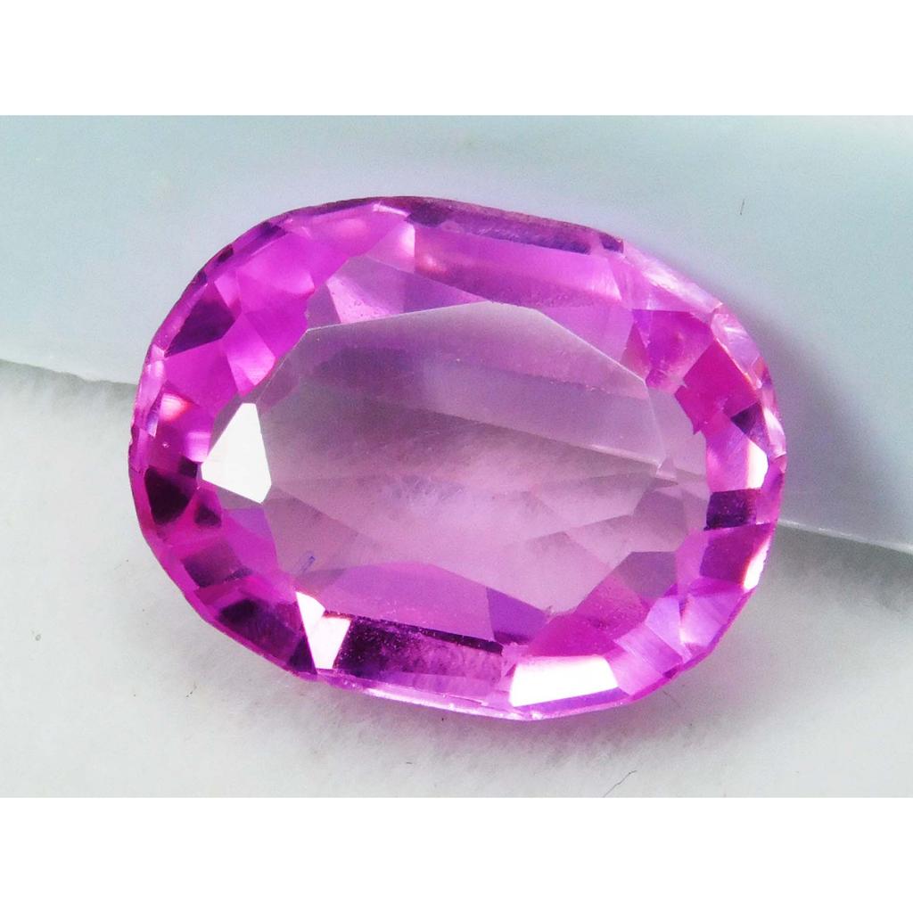 Pink Sapphire Oval Cut CERTIFIED 8 Carat Natural Loose Gemstone Ring Size