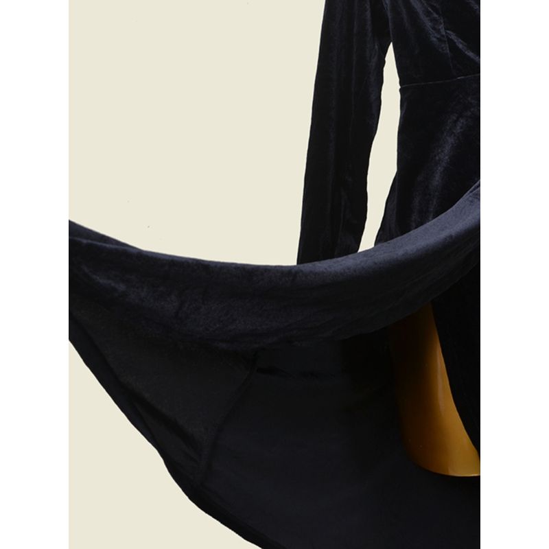 Swedish Fashion Card Depth V Neck Sexy Dress Waist-Tight Fashion Style Elegant Dress