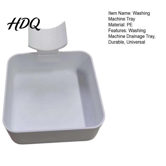 Water Leak Guard for Appliances Washing Machine Drip Pan Leak-Proof Drain Tray Heavy Duty Basin Floor Protector Laundry Room Front Load Washer Tray