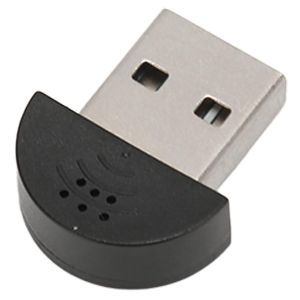 USB Mini Microphone Professional Plug and Play Noise Reduction 360 Degree Omnidirection Portable Mini USB 2.0 Microphone