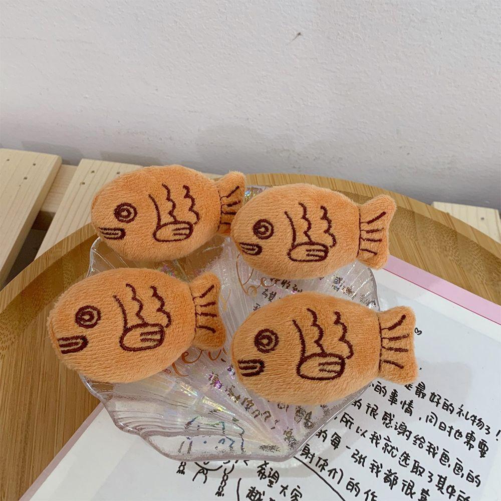 

Lovely Backpack Clothes Accessories Badge Corsage Taiyaki Brooch Small Fish