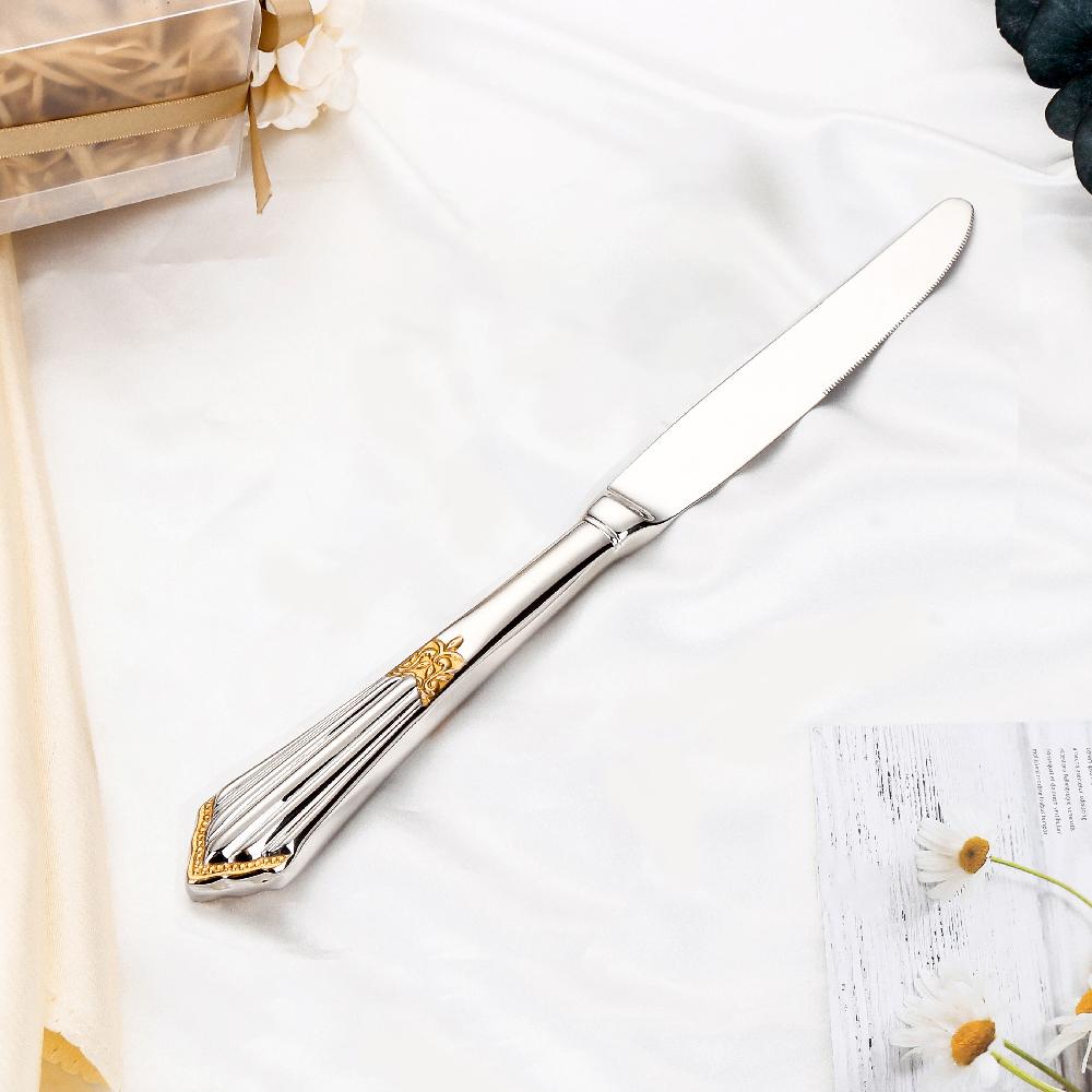 1 buc tacâmuri set oglindă din oțel inoxidabil tacâmuri argintii veselă luxoasă cuțit lingură furculiță kit acasă bucătărie nuntă tacâmuri