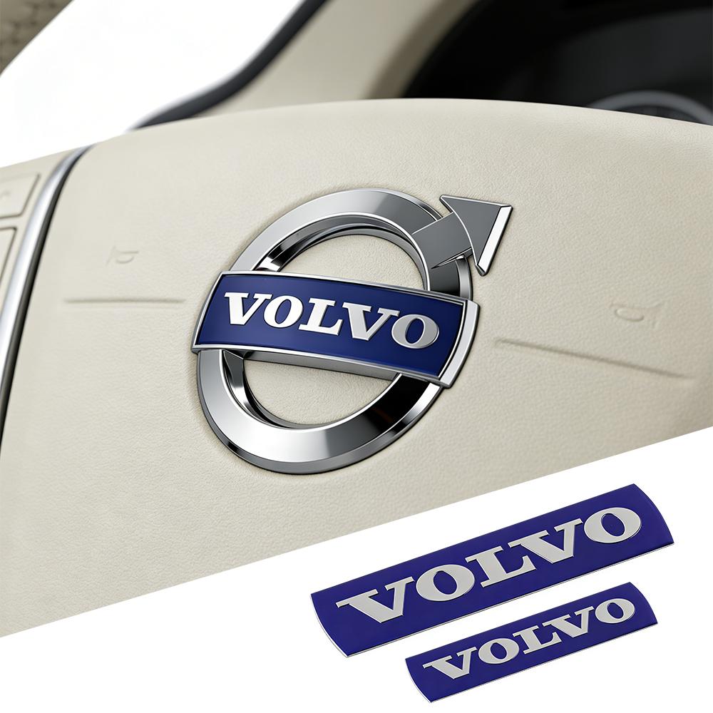 Per Volvo RDESIGN XC60 XC90 V60 V40 XC40 V50 S60 V70 V90 S90 T6 Coprimozzo Centrale Volante Auto Adesivo Emblema Decorazioni Accessori