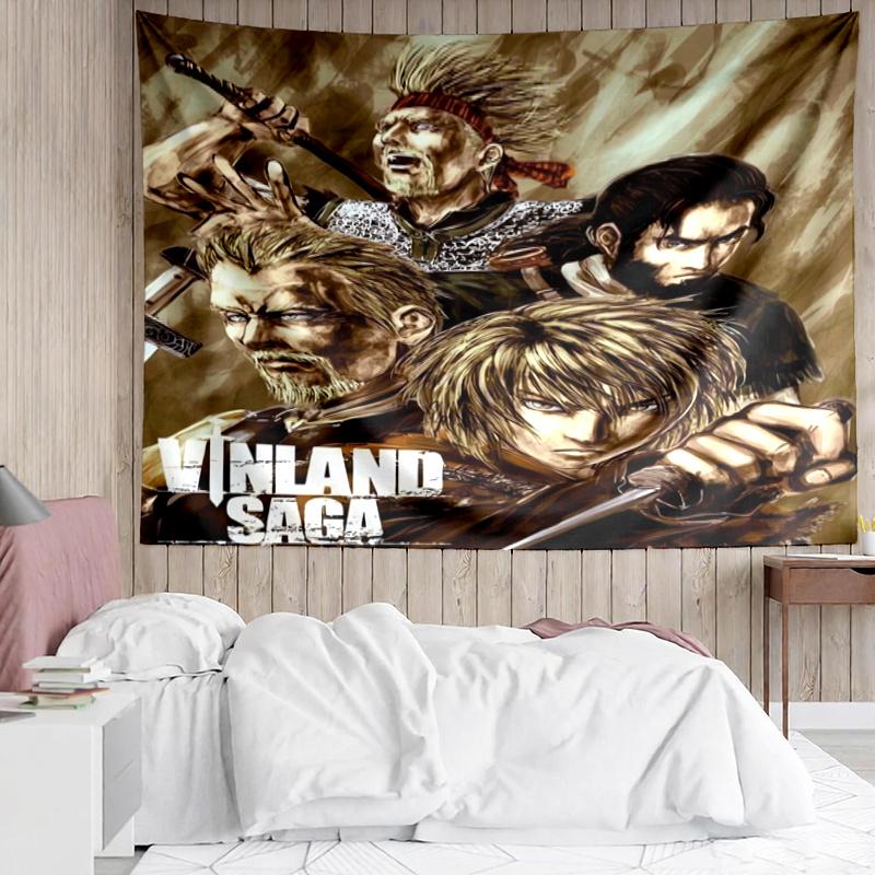 Vinland Saga Wall Hanging Tapestry Wall Cloth Tapestries Decor Wall Bedroom Decoration