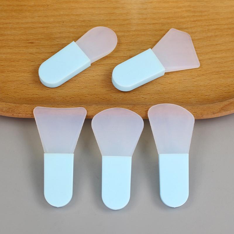 Pennello in Silicone per Maschera Facciale Pennelli per Crema all'Argilla Strumenti per la Cura della Pelle del Viso Applicatore per Maschera all'Argilla Strumento Fai-da-te