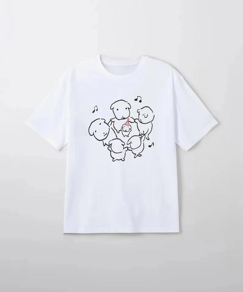 Interesting graphic Korean-style men's T-shirt fashionable Harajuku short-sleeved T-shirt, casual and high-quality short-sleeved