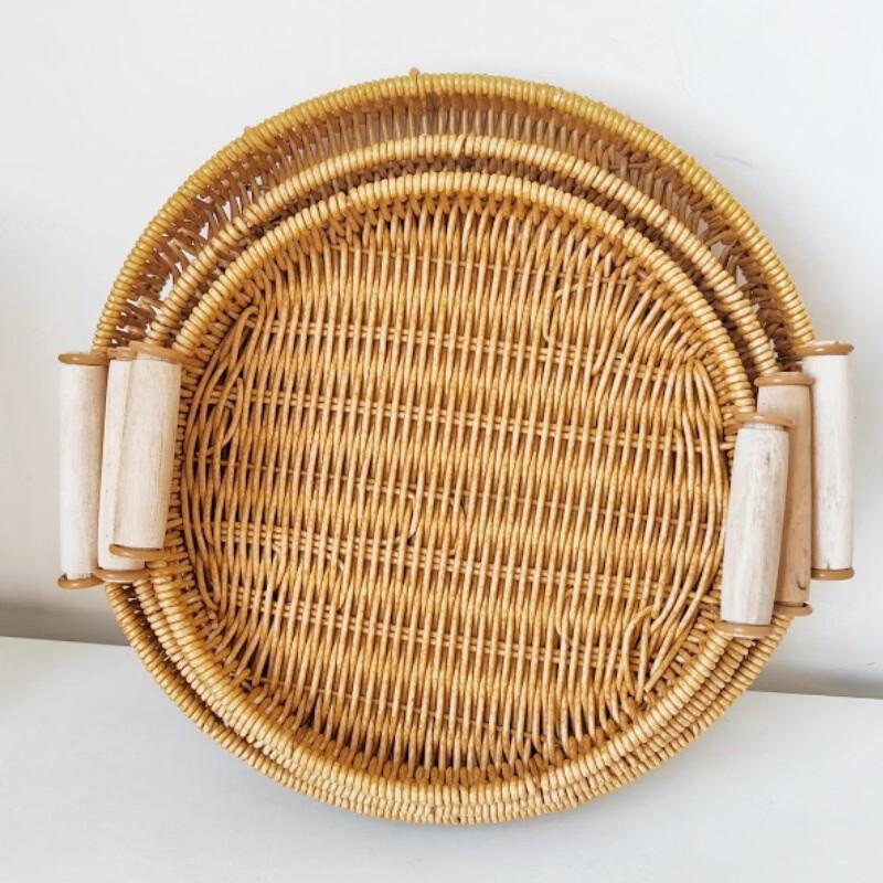 Japanese Style Woven Storage Baskets